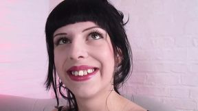 This stunning teen can't wait to start getting fucked