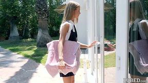 Shy teen Asuna Fox gets intimate with her new well endowed neighbor