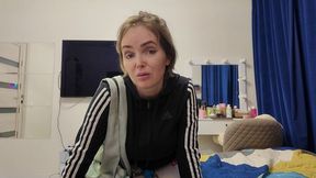 My Stepmom Was In A Hurry To Ride My Cock After Her Workout