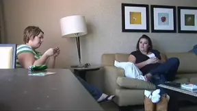 Threesome sex for the two BBw friends looking for shaft