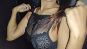 I went to a swingers club and sucked a lot of dicks in the glory hole and got a mouthful of cum.