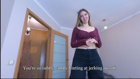 Horny Neighbor Saved Me From a Headache with Her Pussy!