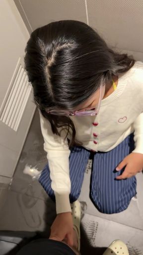 I Sucked Him in Public Restroom and He Came in My Mouth, I Swallowed Everything