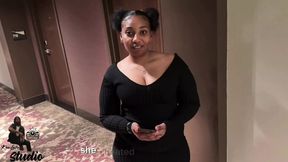 Dude Was Having a Bad Day Things Turned Around Quickly When He Ran Into This Pretty Thick Ebony