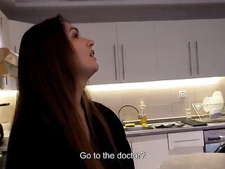 Lonely Stepmom Cooks Dinner For Step-Son Then Implores Him To Screw Her