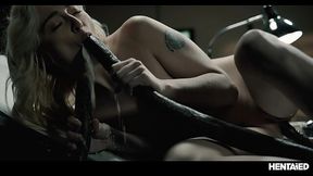 Hot babe Lexi Lore x Melody Marks x Emiri Momota got fucked by TENTACLES deep in their pussies