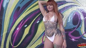 German Scout Bangs Tattooed Redhead with Freckles in Public, Risking It All for Her Tight Ass