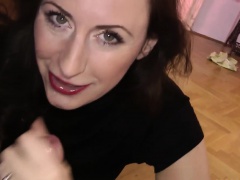 British slut jizz mouthed