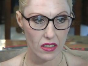 Big boobs blonde milf in dogging position