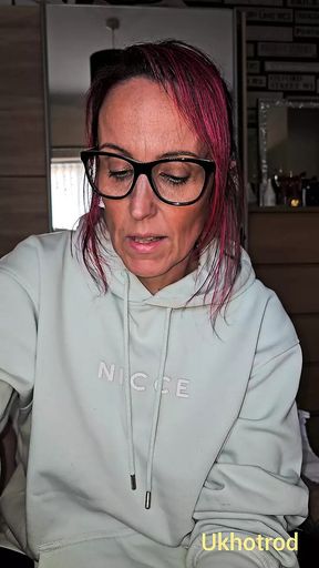 Dirty talk about fucking stranger in toilet