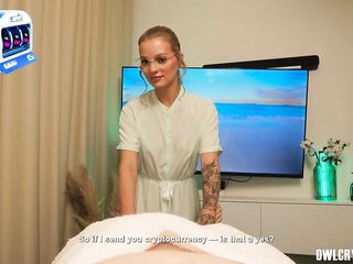 The Shy Masseuse Couldn’t Resist Her Client’s Large Shlong