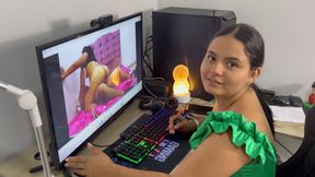 I FIND MY STEPSISTER VERY HOT WATCHING PORN YOU WEREN'T LIKE THAT !