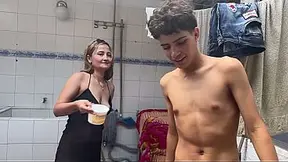 My Step-Mommy's Steamy Shower Session