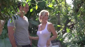 My Horny Stepmother - gives titjob and fucks