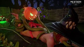 Monster Stable Spooky Season Special: Pumpkin Pickin Tentacles 3d Animated - Car Toon