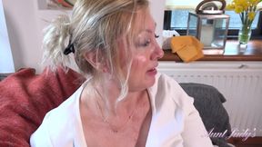 Auntjudys - Your 53yo Mature BBW Landlady Katherina Sucks Your Cock (pov)
